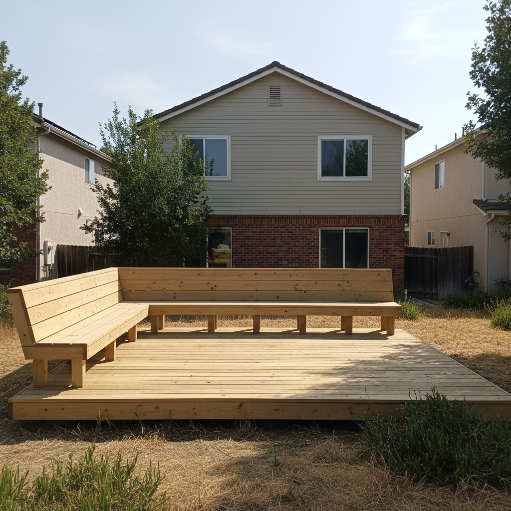 Custom Deck Design completed by Cornerstone Deck Co in San Diego, CA