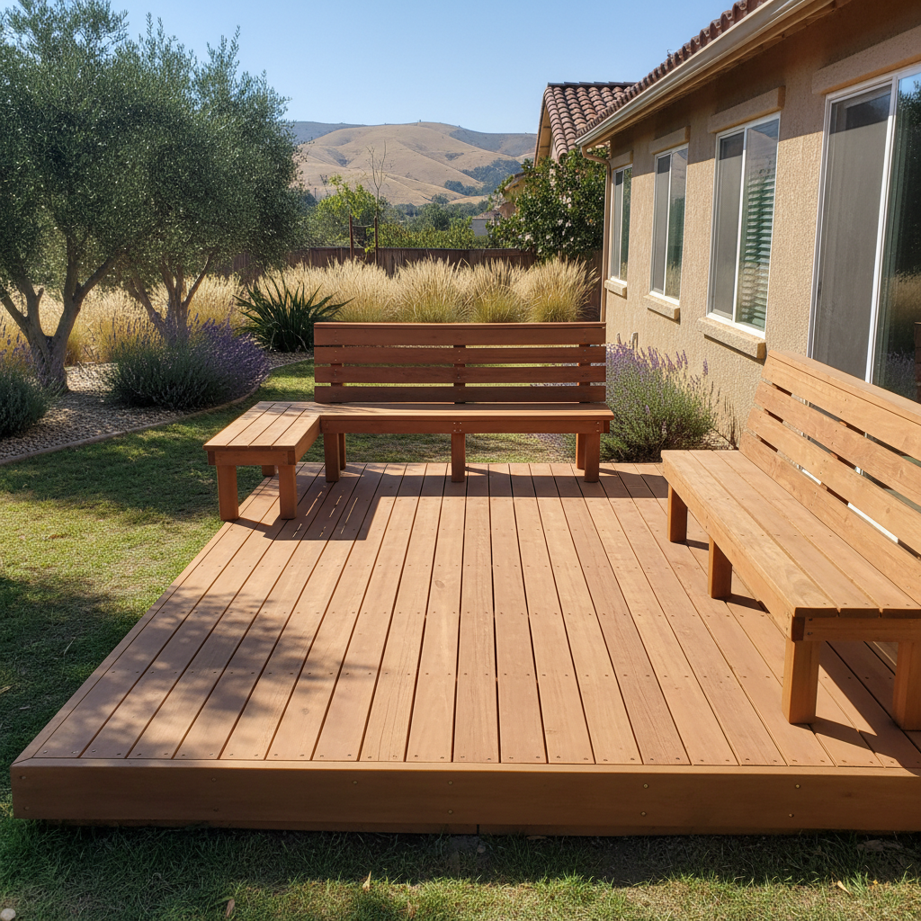 Composite Decking Installation completed by Cornerstone Deck Co in Chula Vista, CA