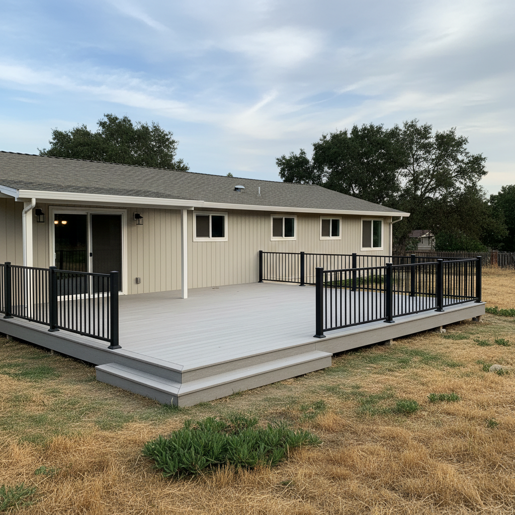 Deck Installation completed by Cornerstone Deck Co in Poway, CA